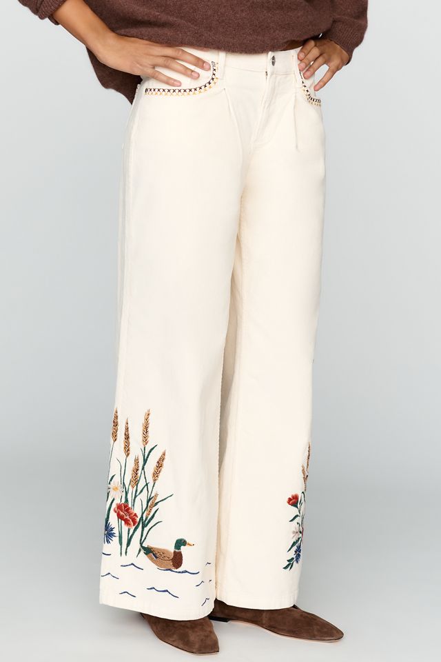 Driftwood Eloise Mid-Rise Wide-Leg Jeans #1