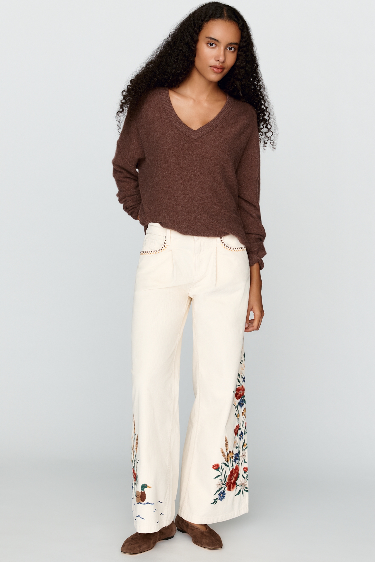Driftwood Eloise Mid-Rise Wide-Leg Jeans