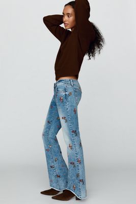Driftwood Eva Low-Rise Bootcut Jeans 