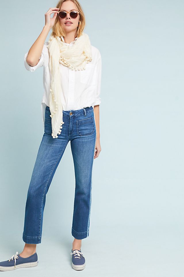 The Seafarer Lord Jim Mid-Rise Straight Jeans | Anthropologie