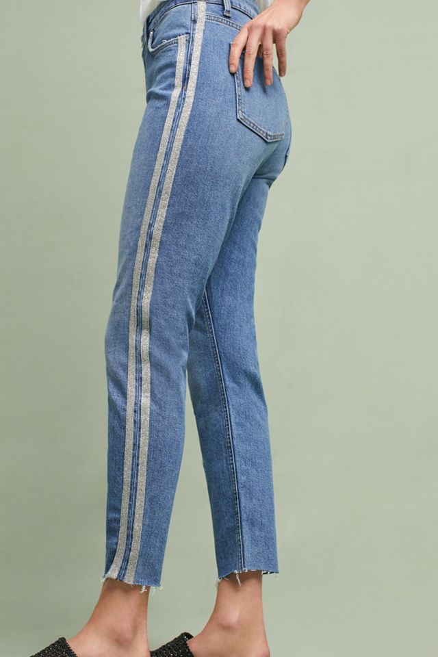 Pilcro High-Rise Slim Straight Jeans