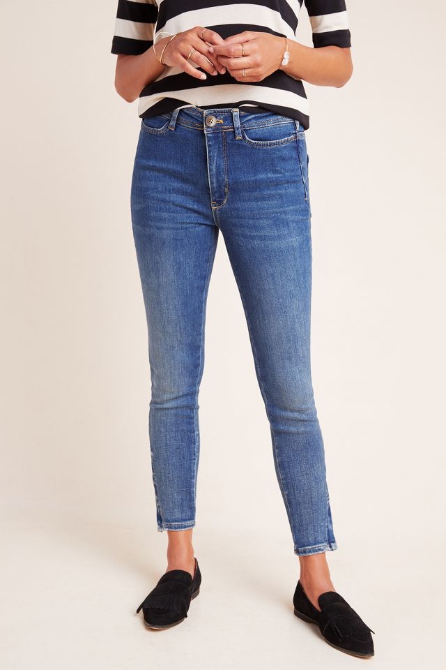 Pilcro High-Rise Patch Pocket Skinny Jeans