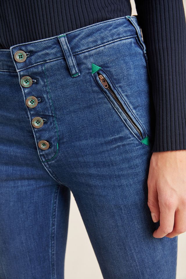 Pilcro Button-Fly High-Rise Bootcut Jeans #2