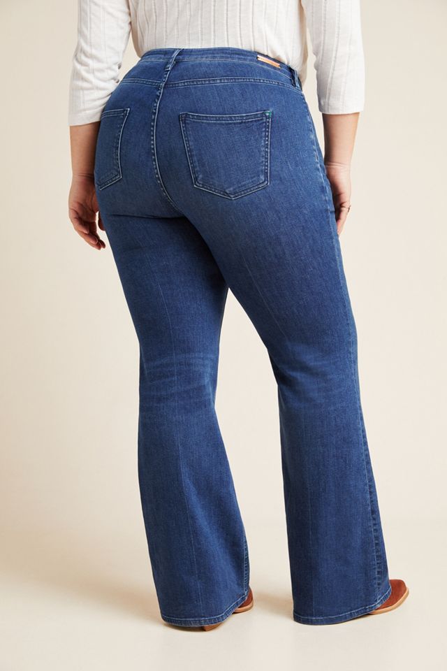 Pilcro Button-Fly High-Rise Bootcut Jeans #9