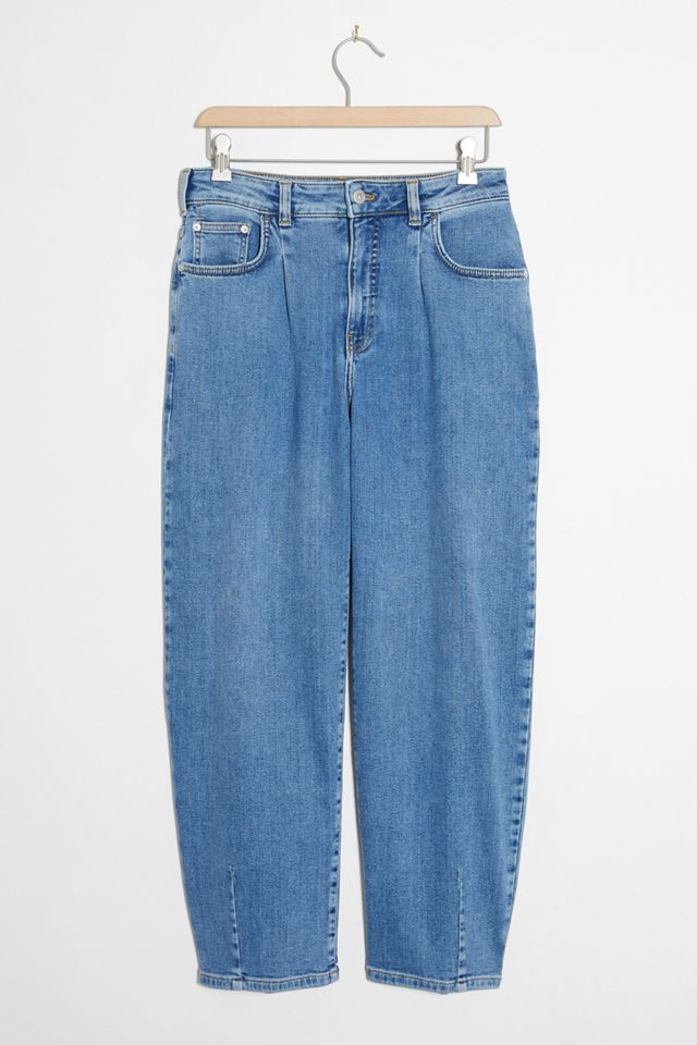 Pilcro Ultra High-Rise Pleated Relaxed Jeans #3