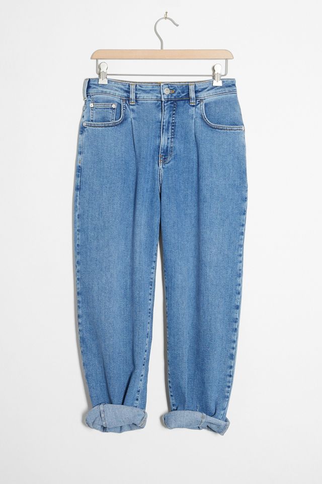 Pilcro Ultra High-Rise Pleated Relaxed Jeans #1