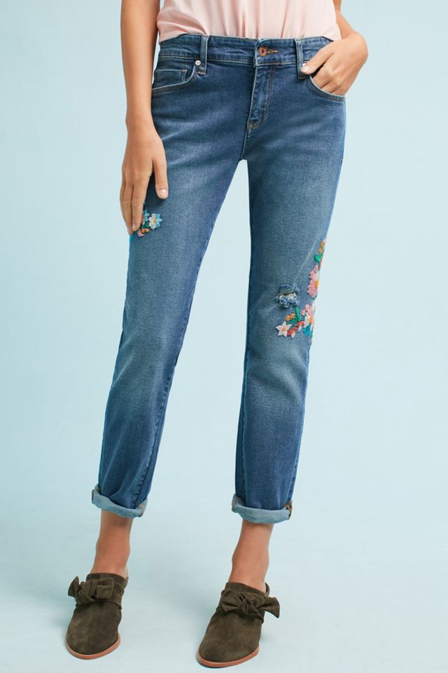 Pilcro Mid-Rise Slim Boyfriend Jeans #1