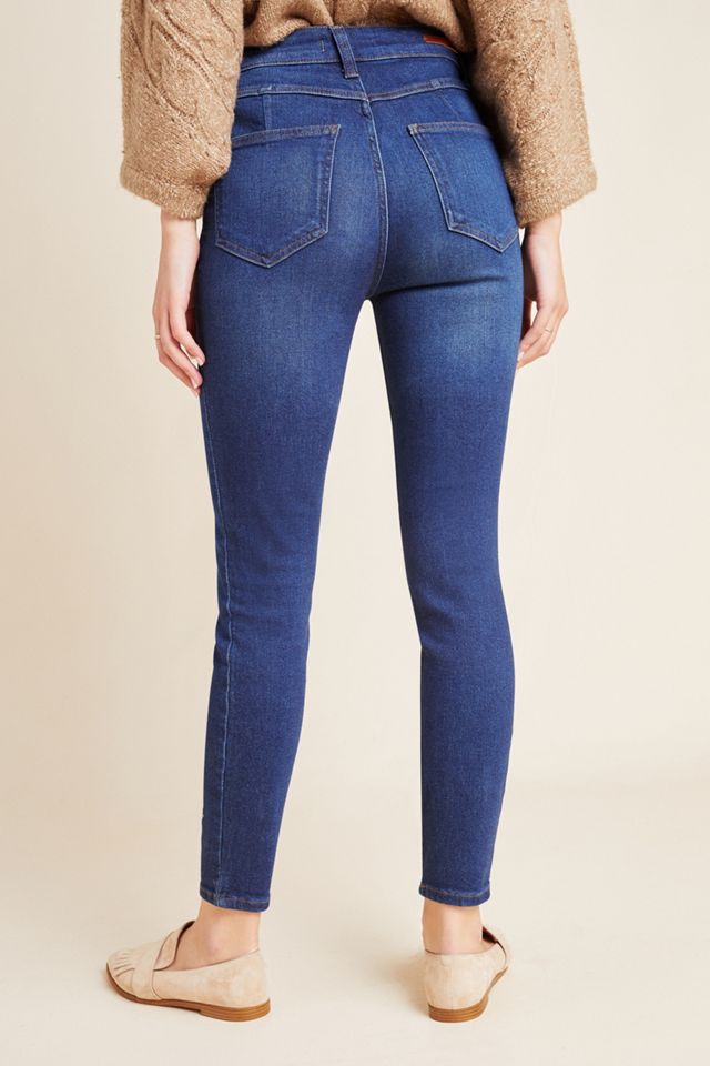 Pilcro Ultra High-Rise Button-Fly Skinny Jeans #1