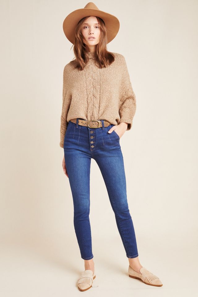 Pilcro Ultra High-Rise Button-Fly Skinny Jeans #2