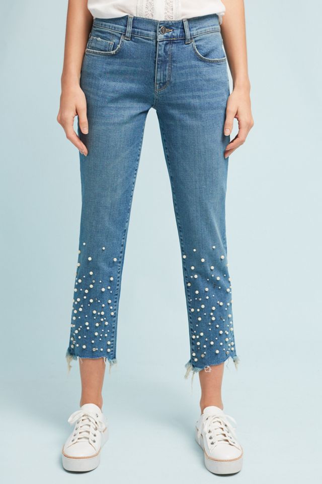 Pilcro Hyphen Pearl Mid-Rise Relaxed Boyfriend Jeans #1