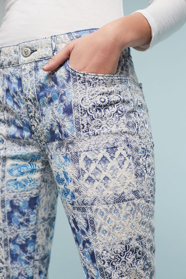 Pilcro Stet Mid-Rise Jacquard Skinny Jeans #3