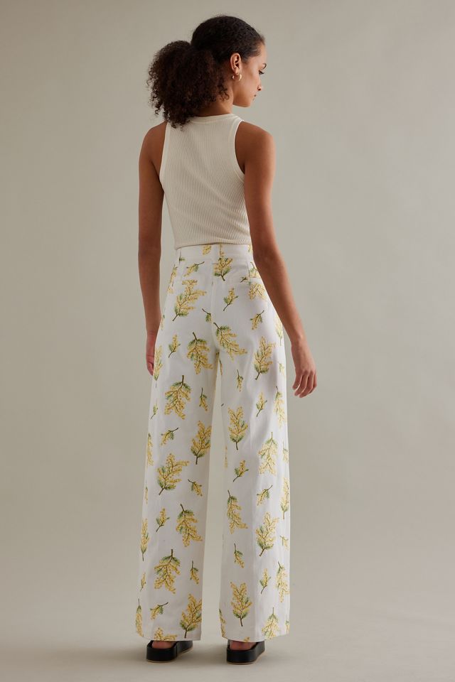 Stella Nova Cate Embroidered Wide-Leg Jeans #8