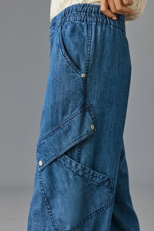 Pilcro Utility Curve Mid-Rise Relaxed-Leg Jeans #3