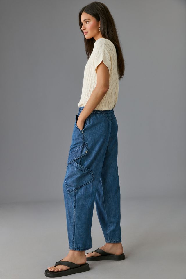 Pilcro Utility Curve Mid-Rise Relaxed-Leg Jeans #4