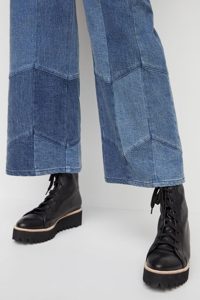 Pilcro Patchwork Ultra High-Rise Wide-Leg Jeans #2