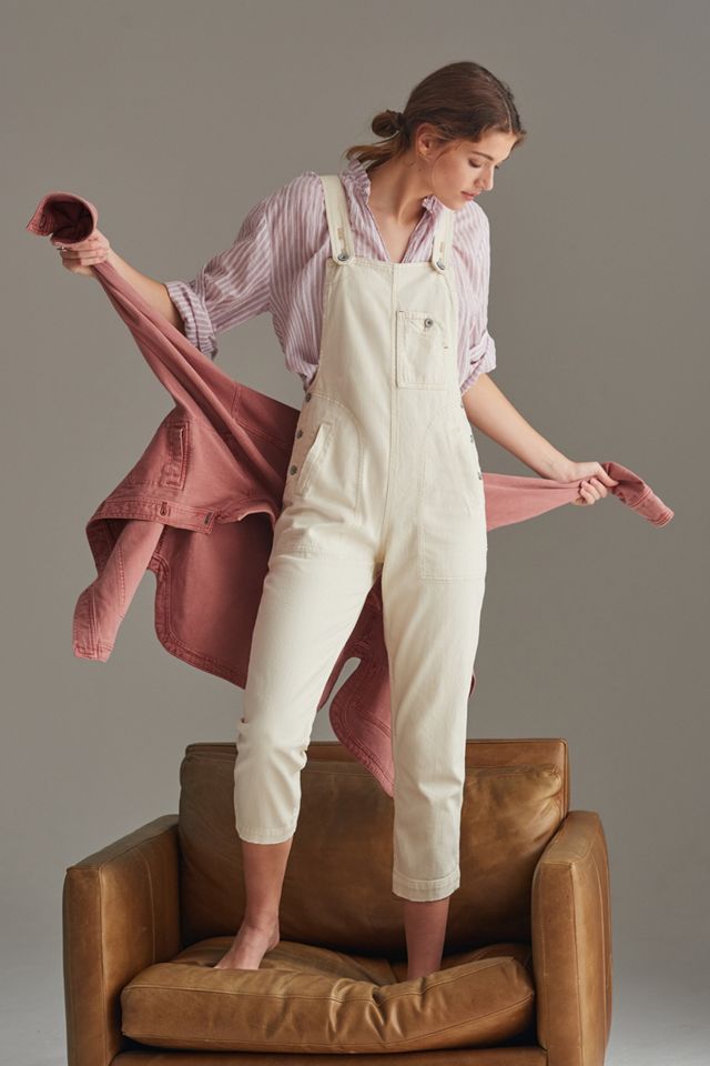 Pilcro Relaxed Denim Overalls | Anthropologie