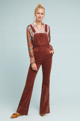 pilcro corduroy overalls