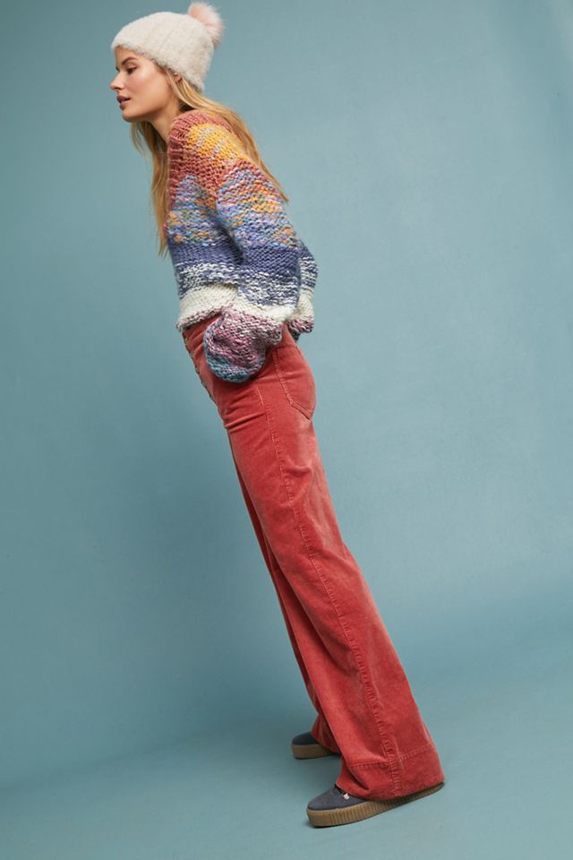 Pilcro High-Rise Corduroy Wide-Leg Jeans #2