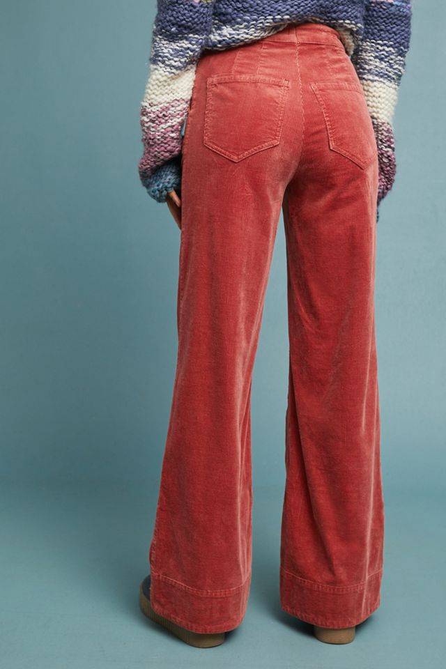 Pilcro High-Rise Corduroy Wide-Leg Jeans #4