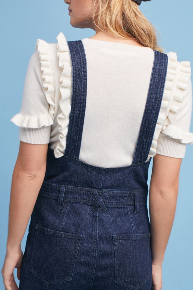 pilcro denim overall dress Overalls Tamanhos:8 Celeste Denim Pleated Vest 217A Ebay The denim craze continues