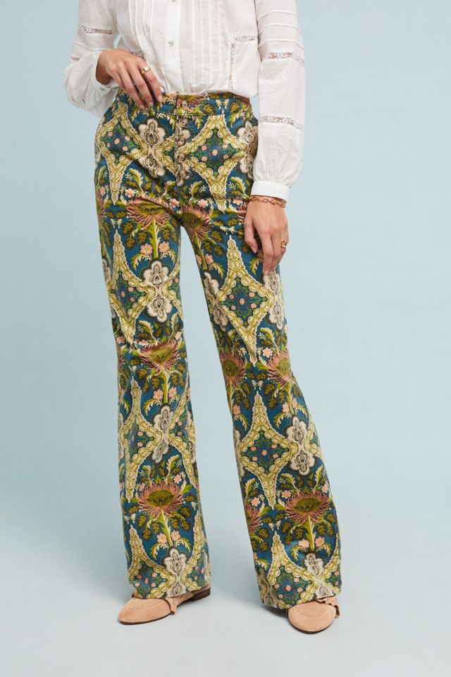 Pilcro Corduroy High-Rise Wide-Leg Jeans #1