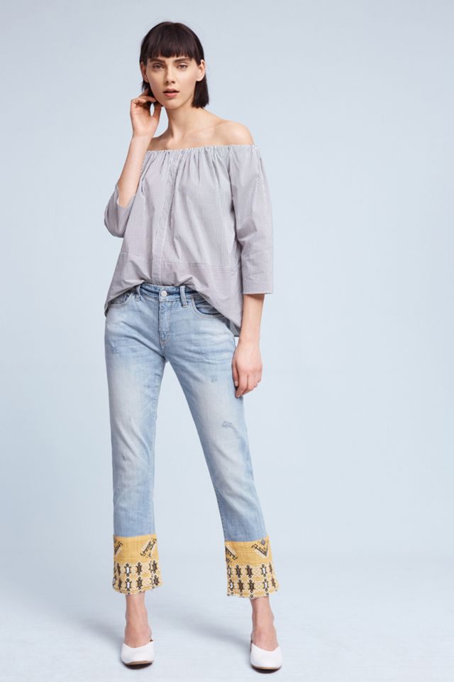 Pilcro Hyphen Mid-Rise Boyfriend Jeans #1