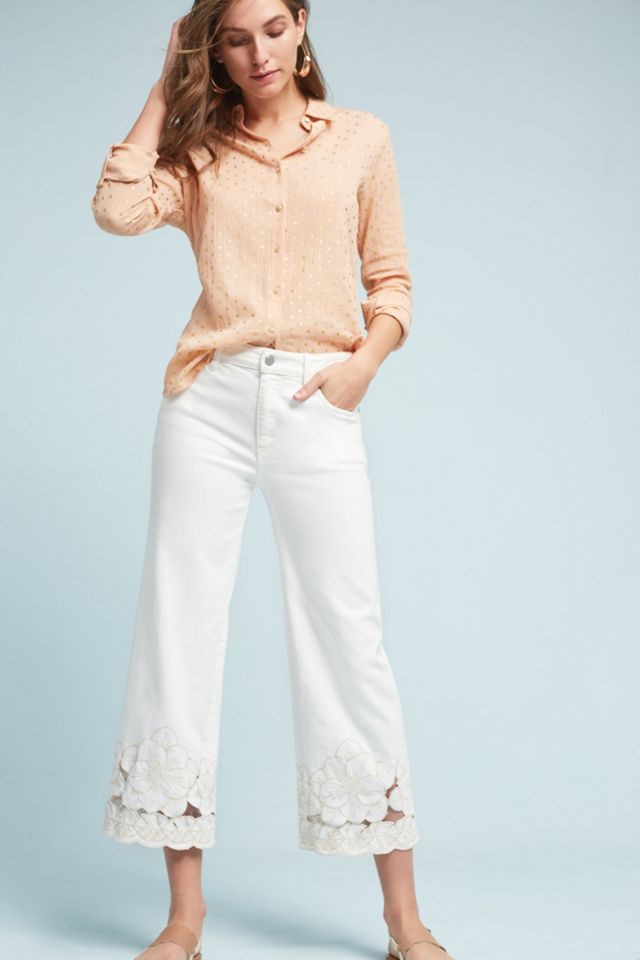 Pilcro Stet Mid-Rise Cutout Cropped Jeans #4
