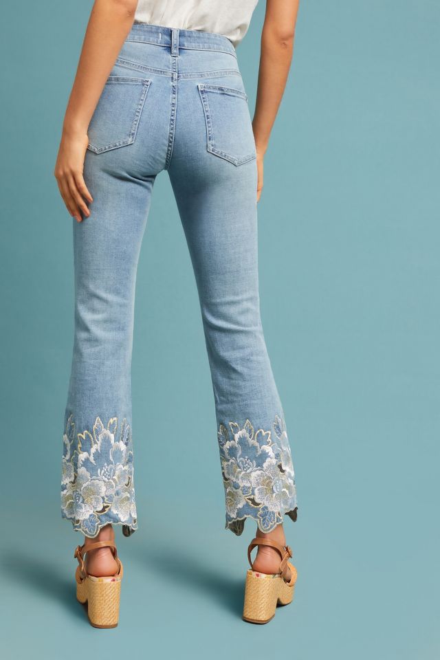 Anthropologie 2024 embroidered jeans