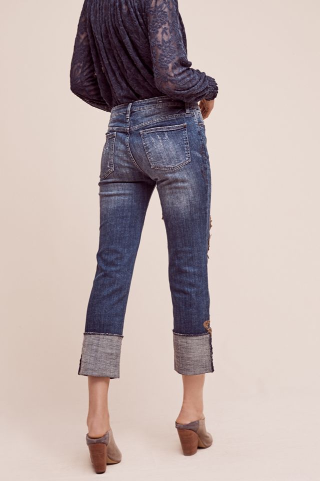 Pilcro Hyphen Applique Mid-Rise Jeans #3