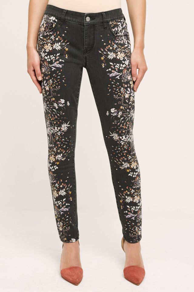 Pilcro Stet Floral Print Skinny Jeans #1
