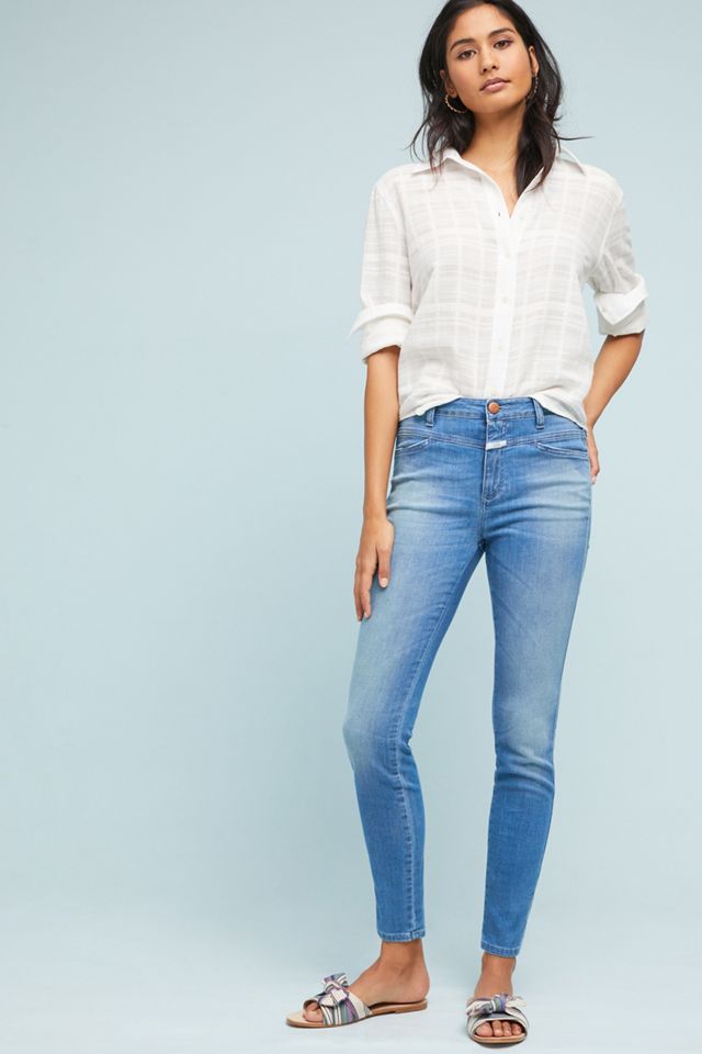 Closed Skinny Pusher High-Rise Ankle Jeans Anthropologie