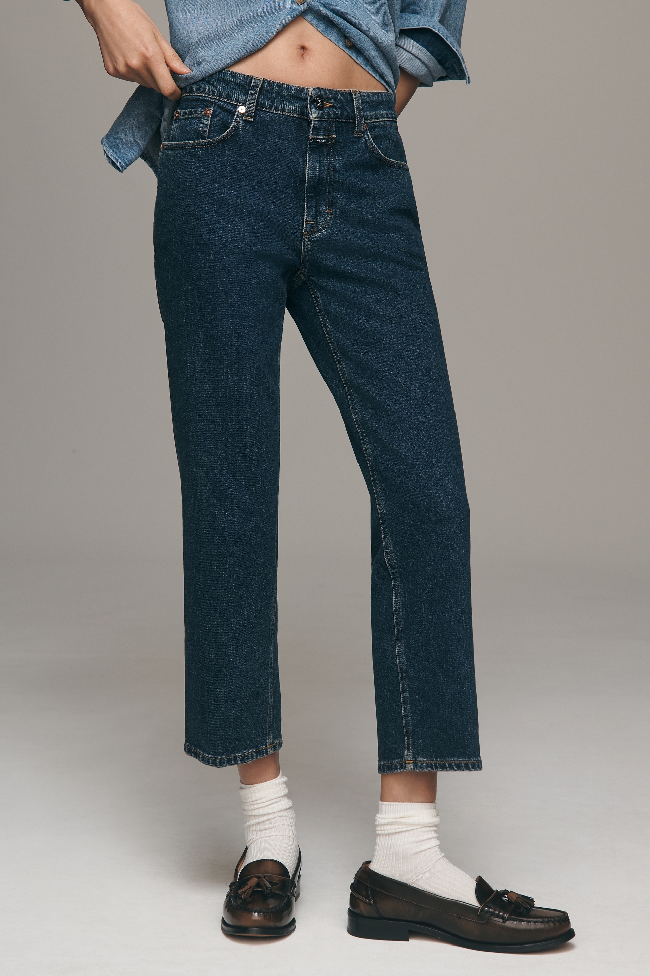 Closed Milo Mid-Rise Straight-Leg Jeans