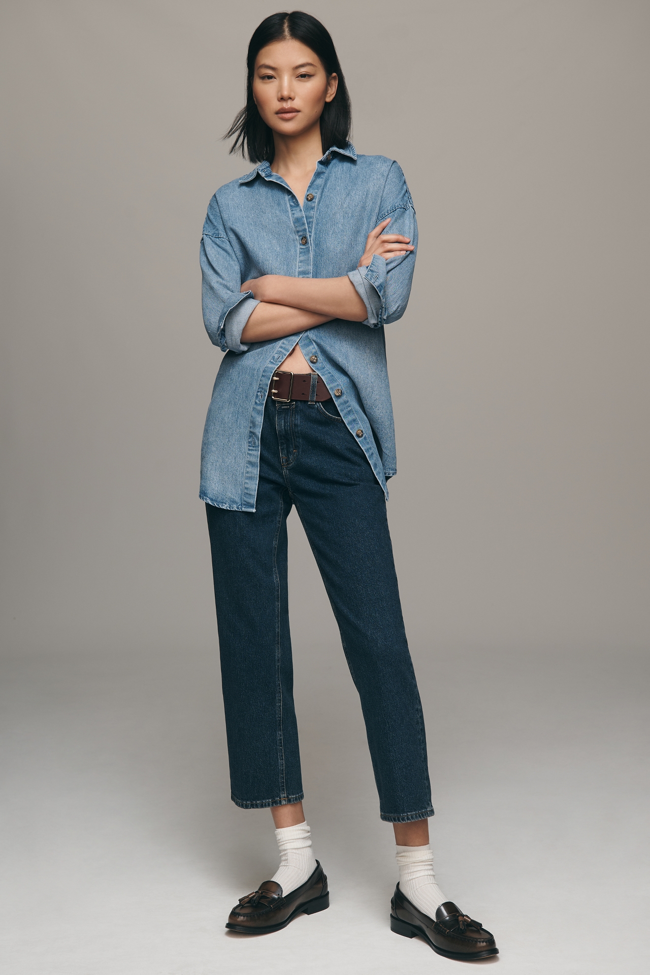 Closed Milo Mid-Rise Straight-Leg Jeans