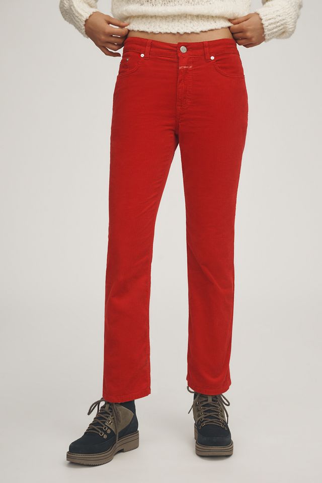 Closed Milo Corduroy High-Rise Wide-Leg Crop Jeans #1