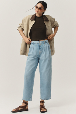 CLOSED RUTHY HIGH-RISE CROP WIDE-LEG JEANS 