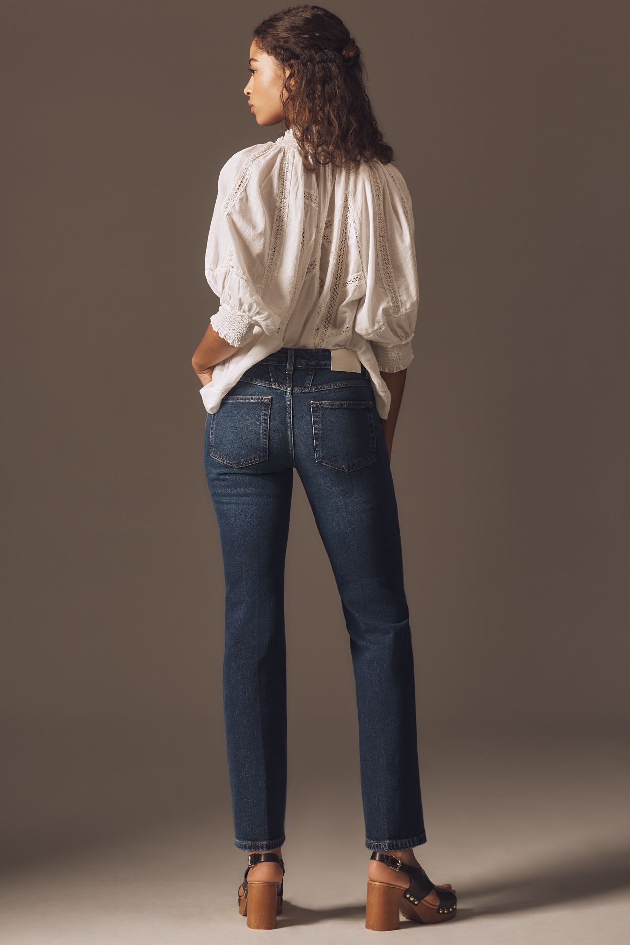 Closed Junna Low-Rise Crop Straight Leg Jeans