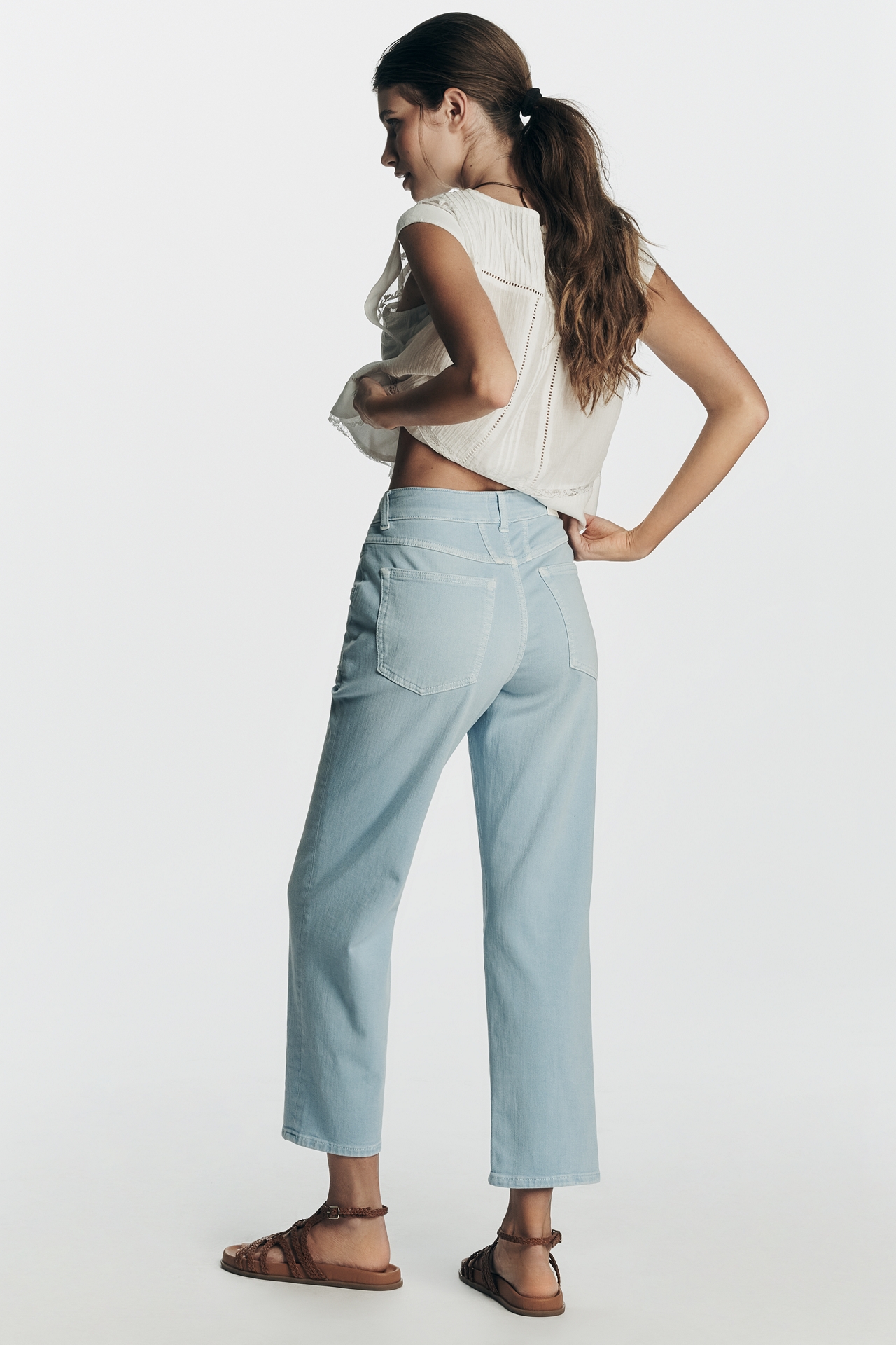 Closed Mira-X Mid-Rise Straight-Leg Jeans