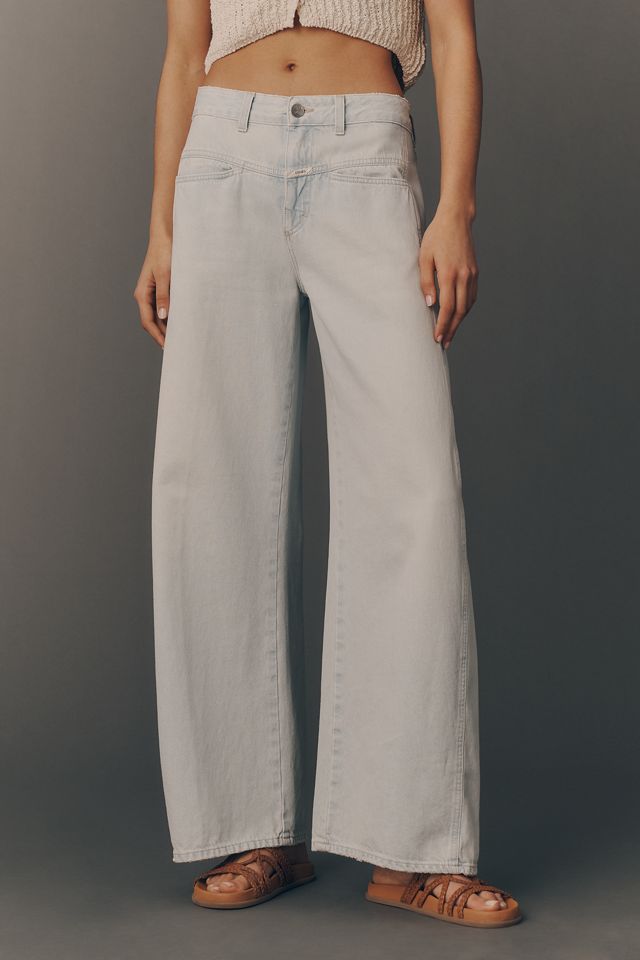 Closed Tori Mid-Rise Wide-Leg Jeans | Anthropologie