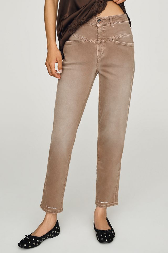 Closed Mid-Rise Straight-Leg Pedal Pusher Jeans #1
