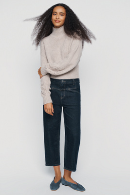 Closed Stover-X Mid-Rise Cropped Tapered Jeans by Anthropologie