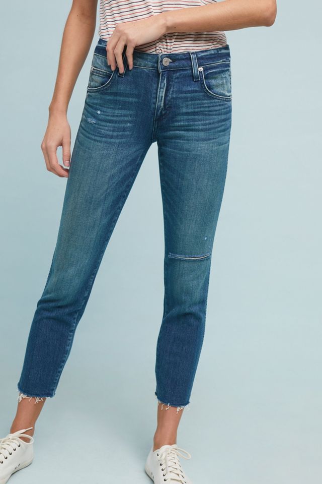 AMO Stix Mid-Rise Skinny Cropped Jeans #4