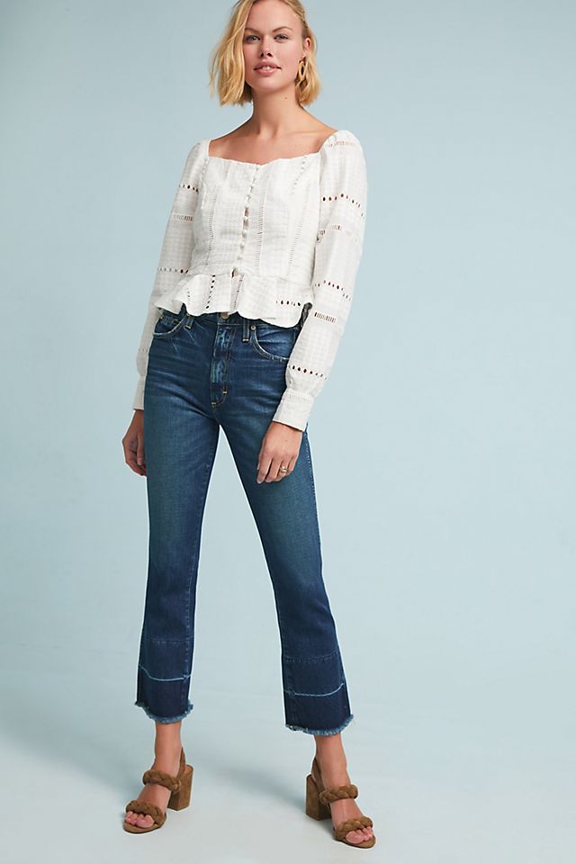 AMO Bella High-Rise Flare Jeans | Anthropologie