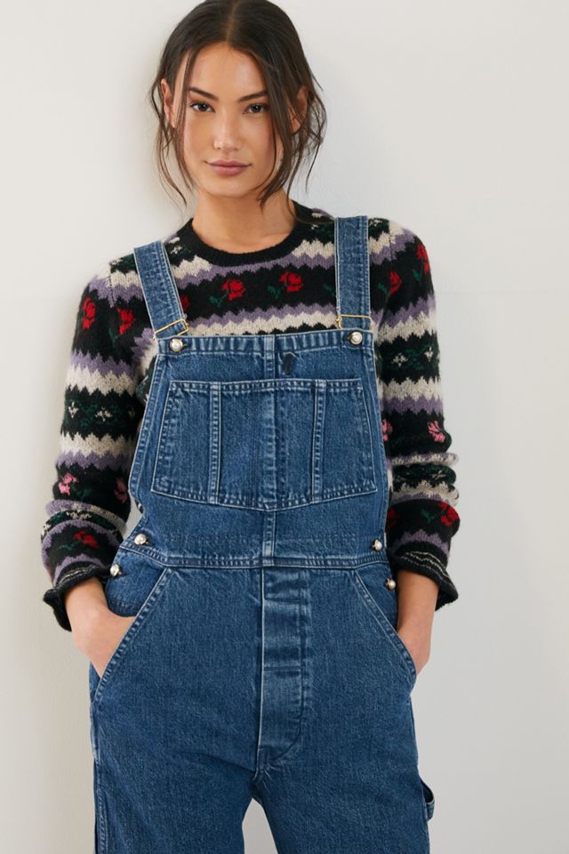 AMO Donni Relaxed Denim Overalls #1