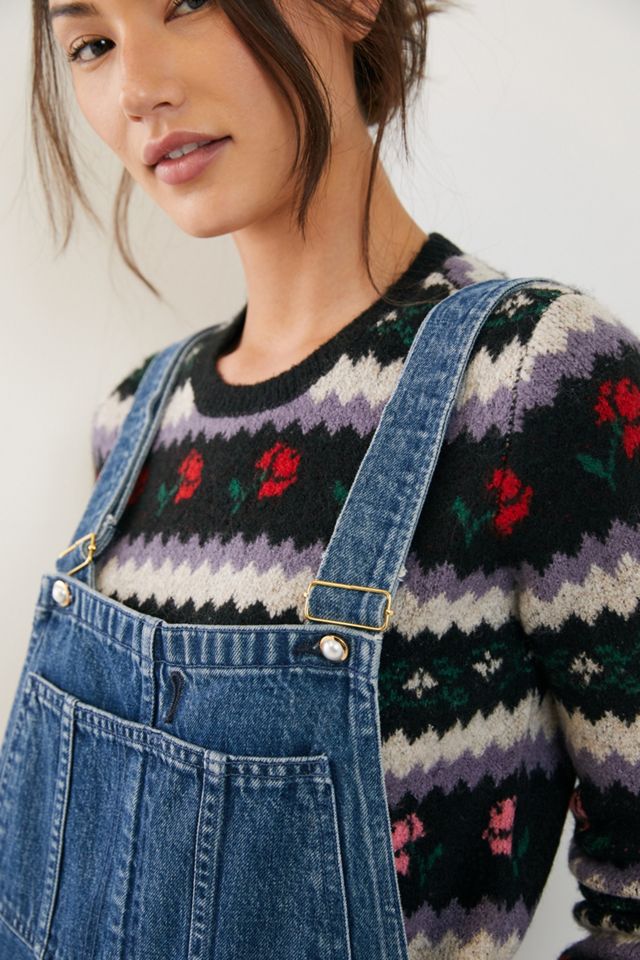 AMO Donni Relaxed Denim Overalls #2