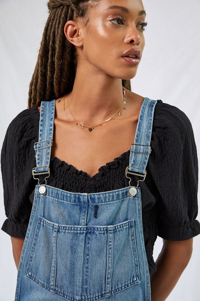 AMO Ally Relaxed Denim Overalls #2