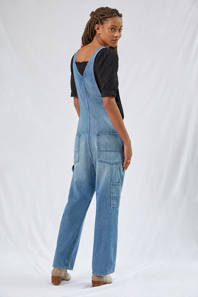 AMO Ally Relaxed Denim Overalls #3