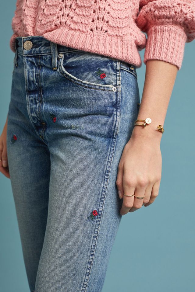 AMO Loverboy Ultra High-Rise Straight Cropped Jeans #1