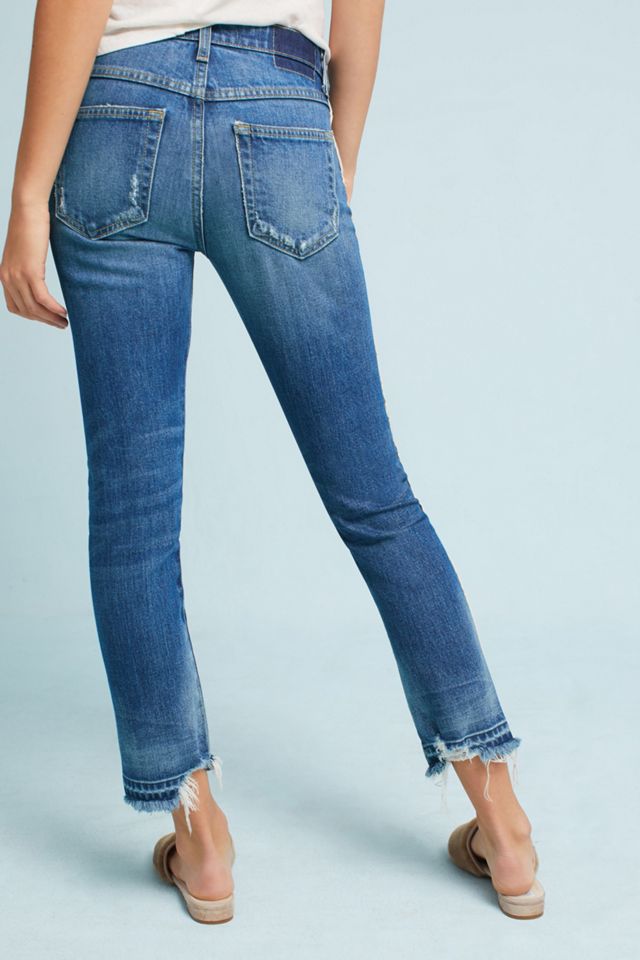 AMO Babe High-Rise Straight Cropped Jeans #4