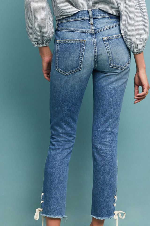 AMO Babe High-Rise Skinny Ankle Jeans #1