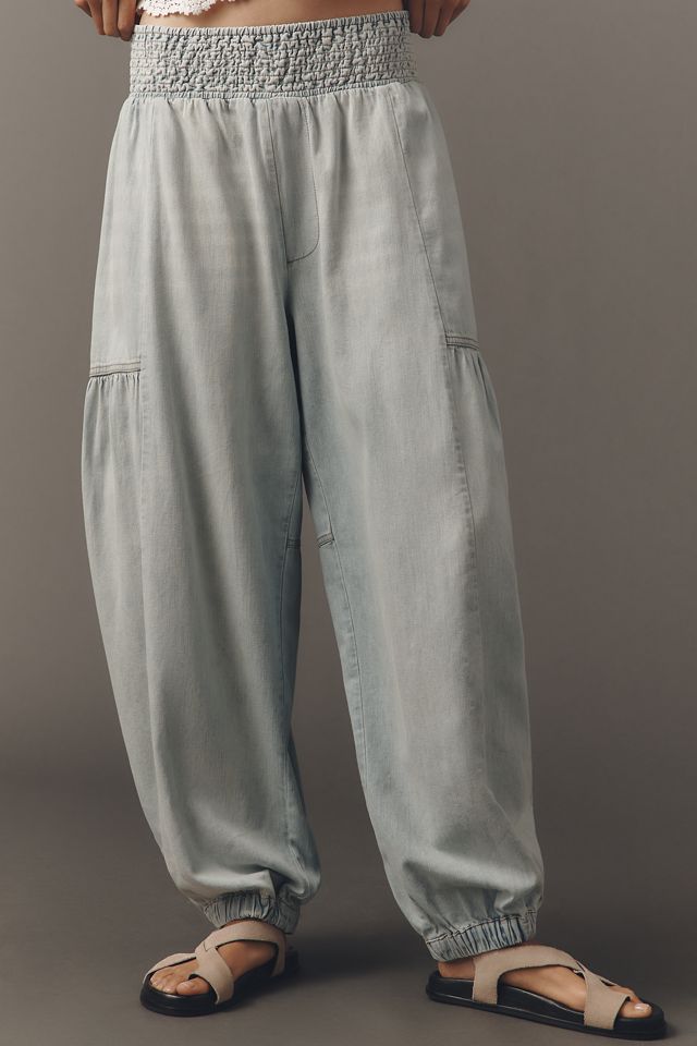 Pilcro High-Rise Balloon Pull-On Jeans #1